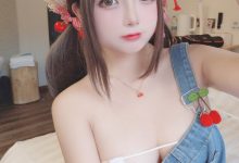 日奈娇 – 背带牛仔裤-美图岛
