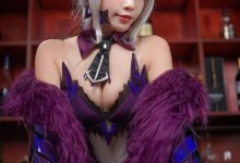 Neko-薇薇 – NO.016 FGO 黑枪呆兔女郎-美图岛