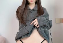 布丁大法 – NO.249 灰色毛衣-美图岛