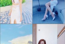 王馨瑶白色长裙拍摄花絮 [1V-294M]-美图岛