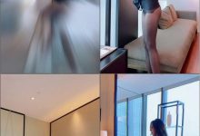 王馨瑶抹黑色透视衬衣拍摄花絮 [1V-529M]-美图岛