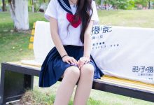 甜予摄影 No.214 小橙子-平底鞋、白棉袜-美图岛